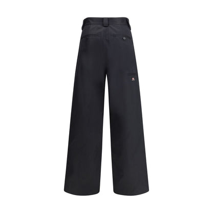 Balenciaga Black Cotton Casual Pants Balenciaga