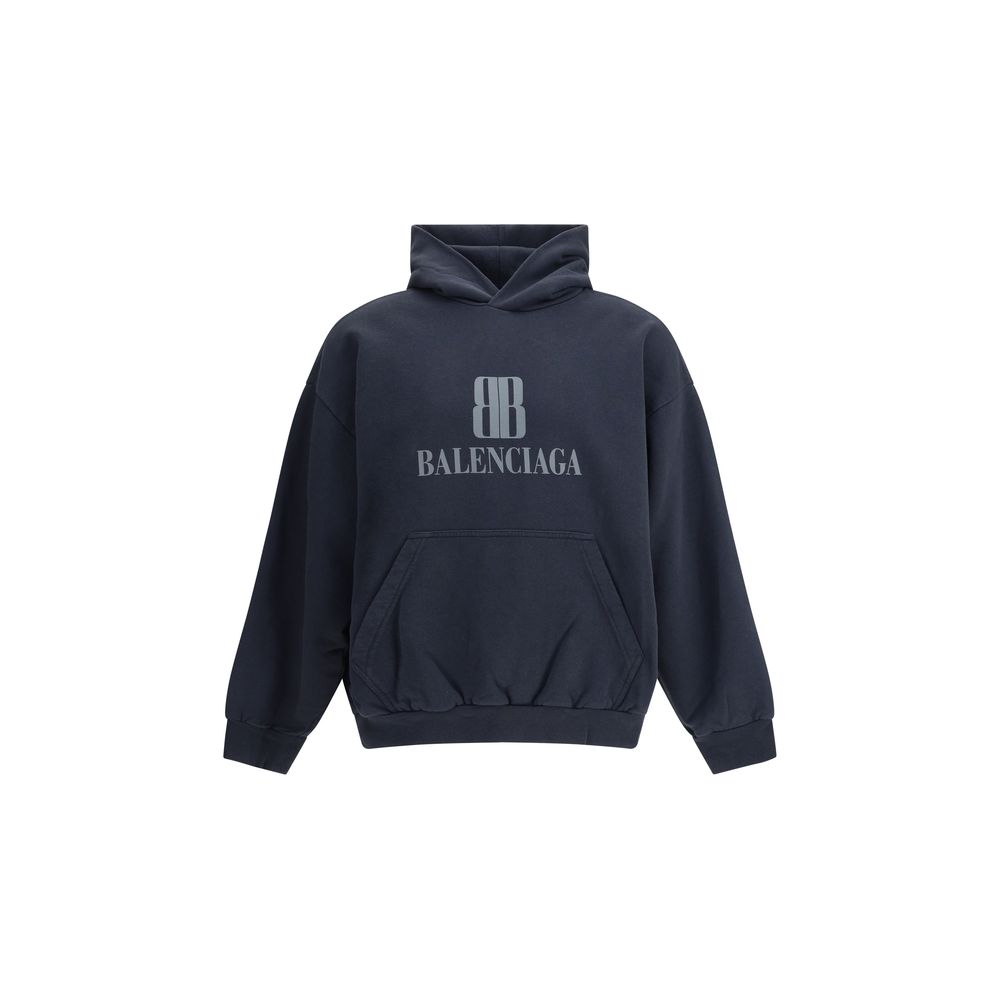 Balenciaga Black Cotton Sweatshirt Balenciaga