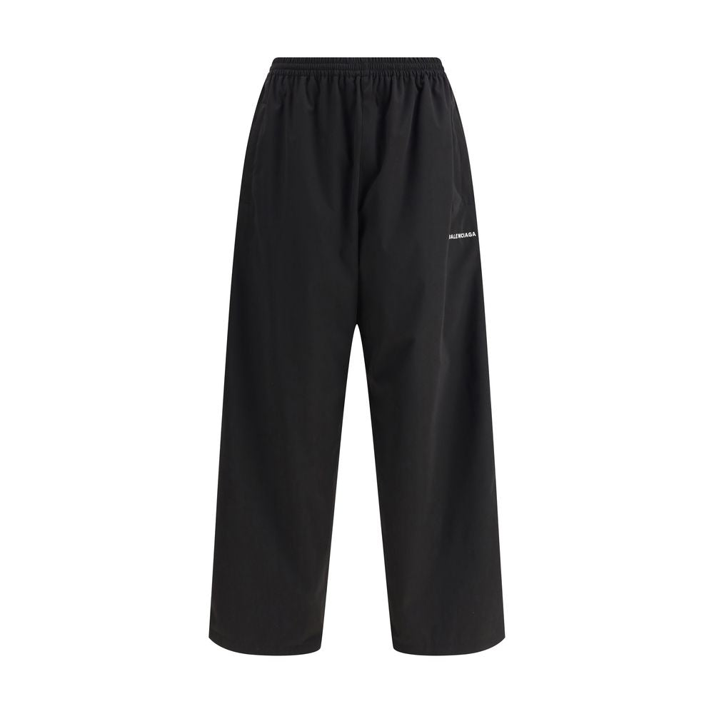 Balenciaga Black Polyester Casual Pants Balenciaga
