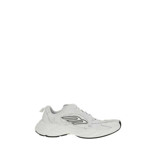Balenciaga White Calf Leather Bos Taurus Athletic Sneakers Balenciaga