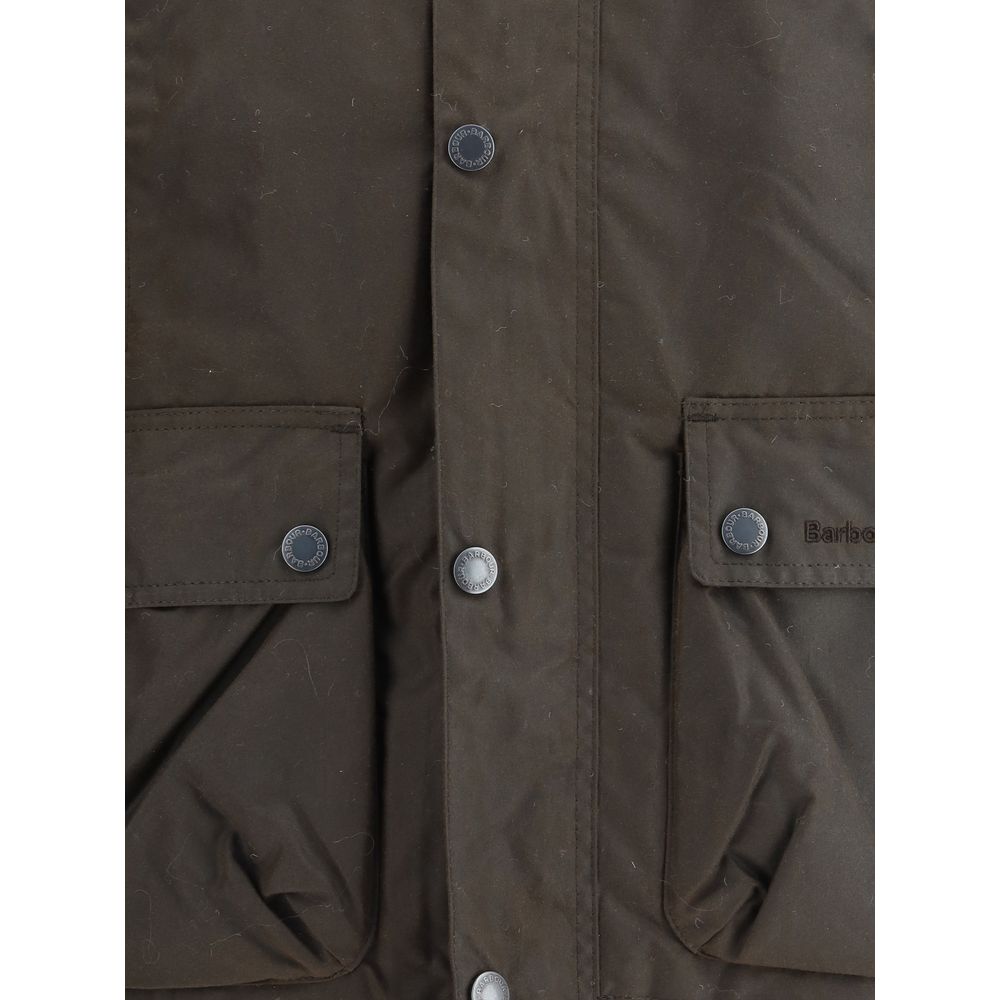 Barbour Brown Cotton Rain Coat Barbour