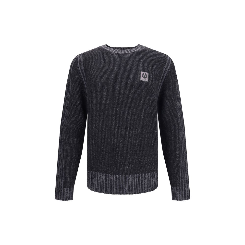 Belstaff Gray Wool Sweatshirt Belstaff