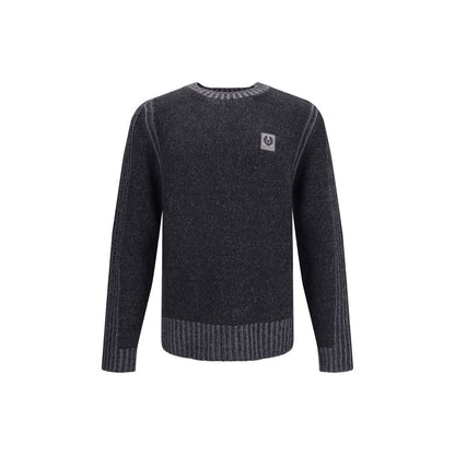 Belstaff Gray Wool Sweatshirt Belstaff