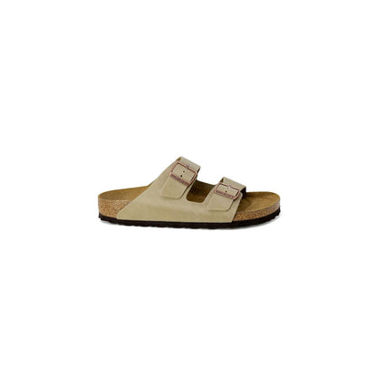 Birkenstock Beige Synthetic Slippers Birkenstock