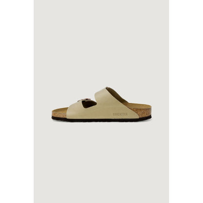 Birkenstock Beige Synthetic Slippers Birkenstock