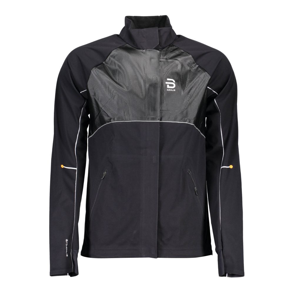 Bjorn Daehlie Black Polyester Men's Jacket Bjorn Daehlie