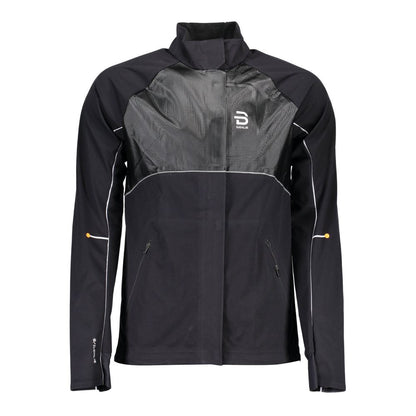 Bjorn Daehlie Black Polyester Men's Jacket Bjorn Daehlie