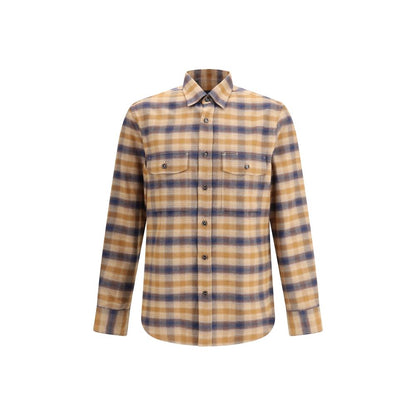 Brioni Multicolor Cotton Pattern Shirt
