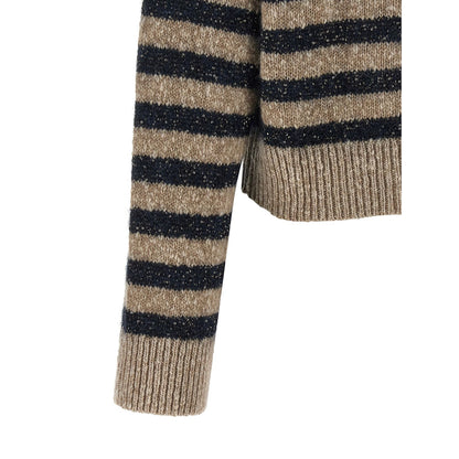 Brunello Cucinelli Multicolor Wool Cardigan