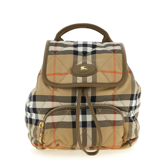 Burberry Beige Polyamide Backpack