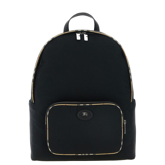 Burberry Black Polyester Backpack