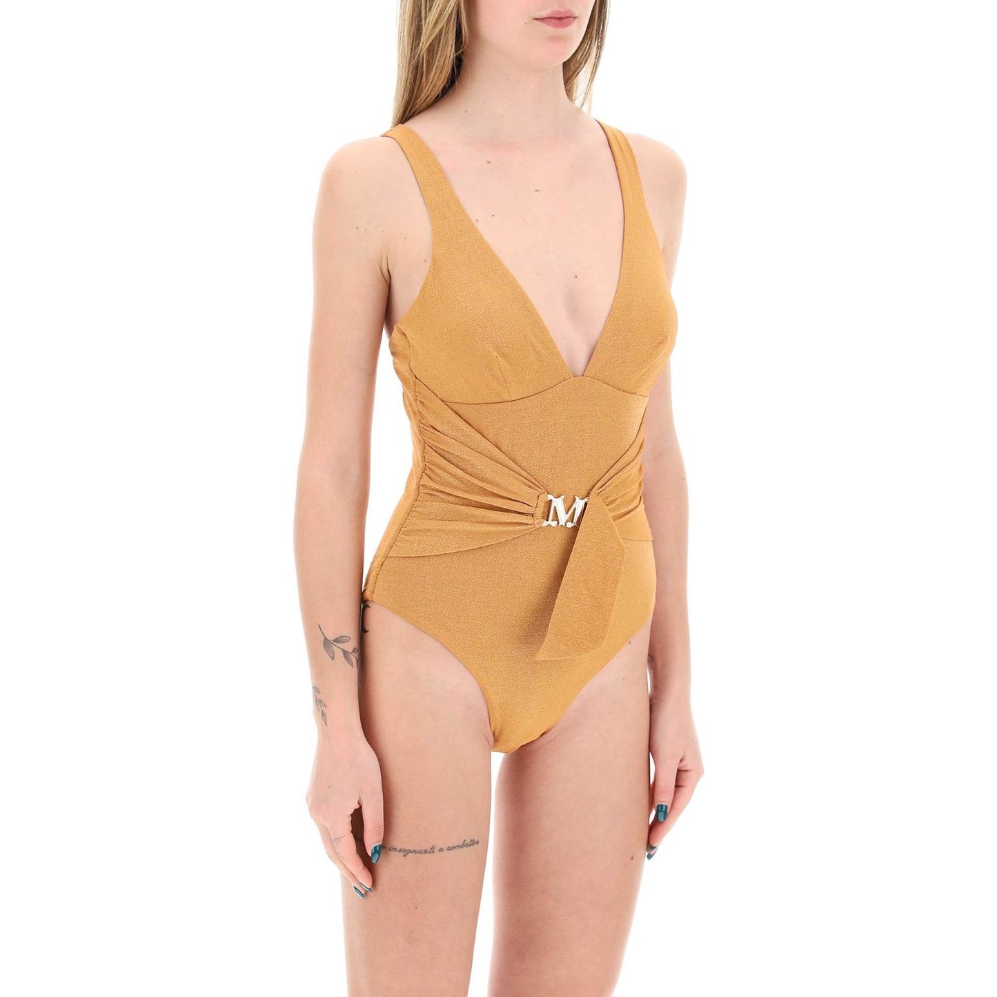 Max Mara Beachwear "full jersey and lurex jumpsuit Beachwear & underwear Max Mara Beachwear