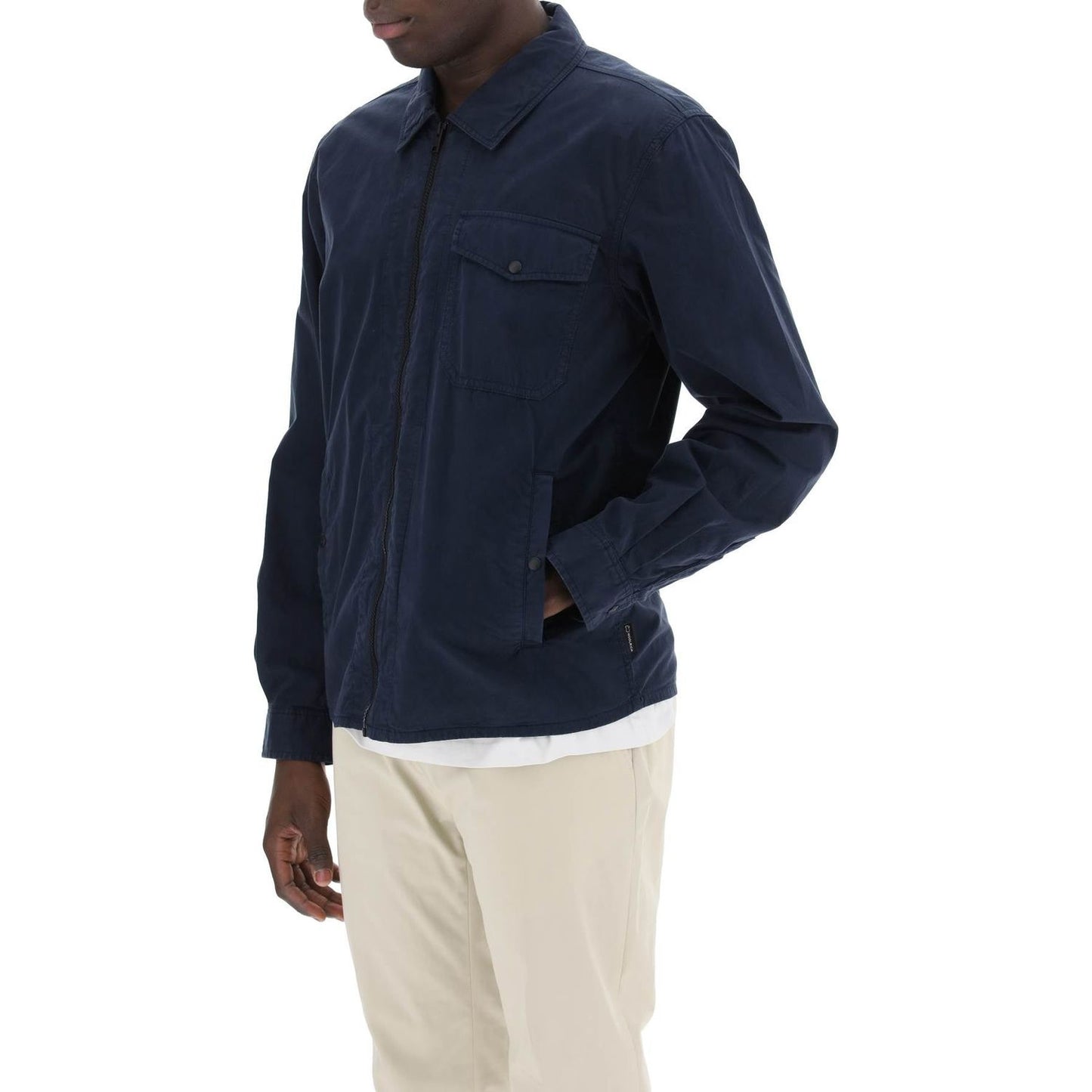 Woolrich cotton overshirt for Vests Woolrich