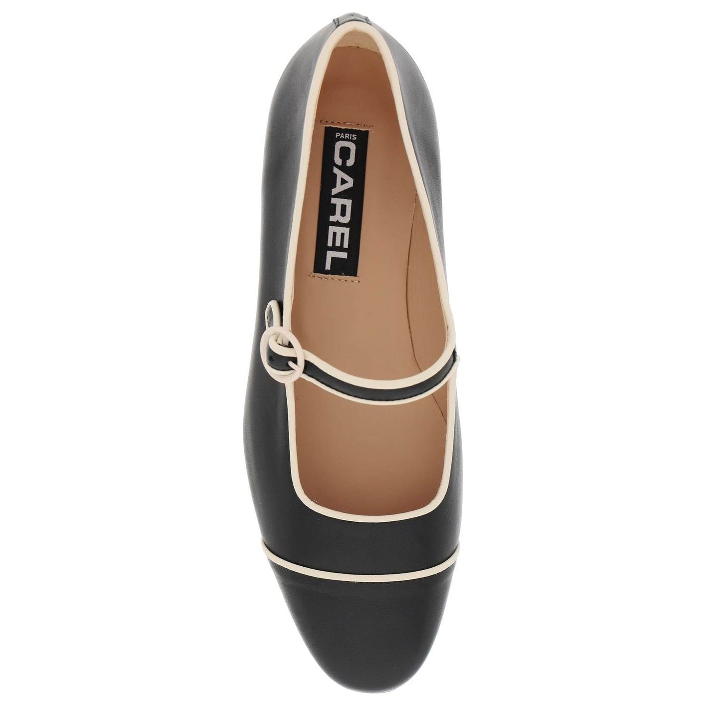 Carel mary jane coral lipstick Flat Shoes Carel