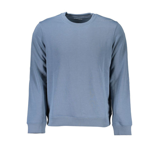 Calvin Klein Blue Polyester Men Sweatshirt