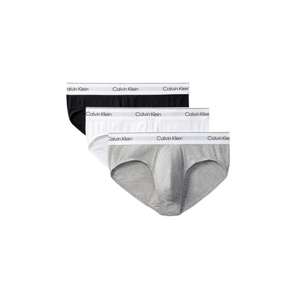 Calvin Klein Underwear Gray Cotton Briefs Calvin Klein Underwear