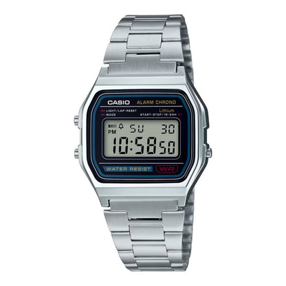 Casio Gray Stainless Steel Digital Watch 1728,67434610848,Accessories,Casio,Digital Watches - Watches - Accessories,Gray,New with tags,Watches - Accessories,Women