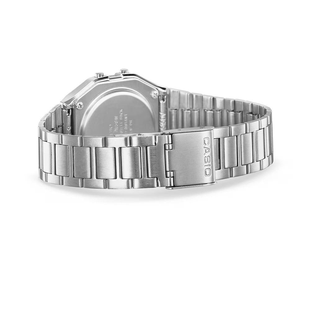 Casio Gray Stainless Steel Digital Watch 1728,67434610848,Accessories,Casio,Digital Watches - Watches - Accessories,Gray,New with tags,Watches - Accessories,Women