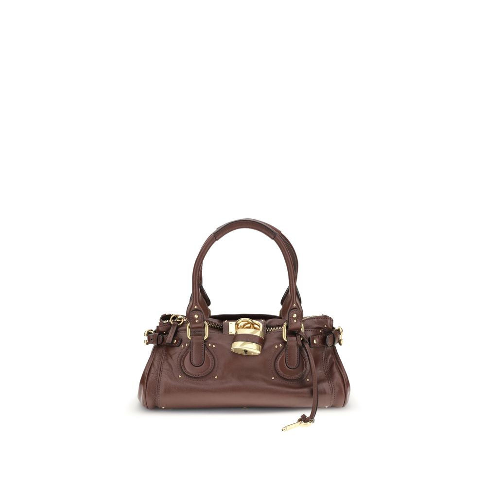 Chloé Bordeaux Calf Leather Bos Taurus Shoulder Bag