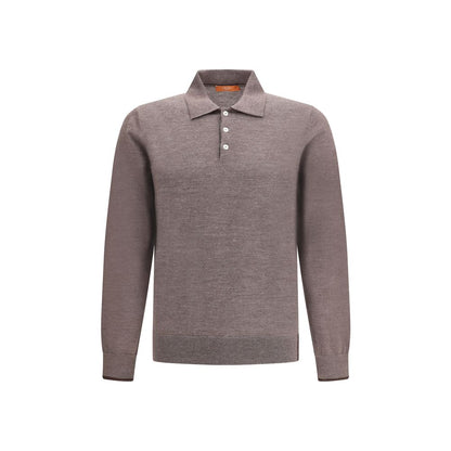 Cruna Gray Wool Sweatshirt