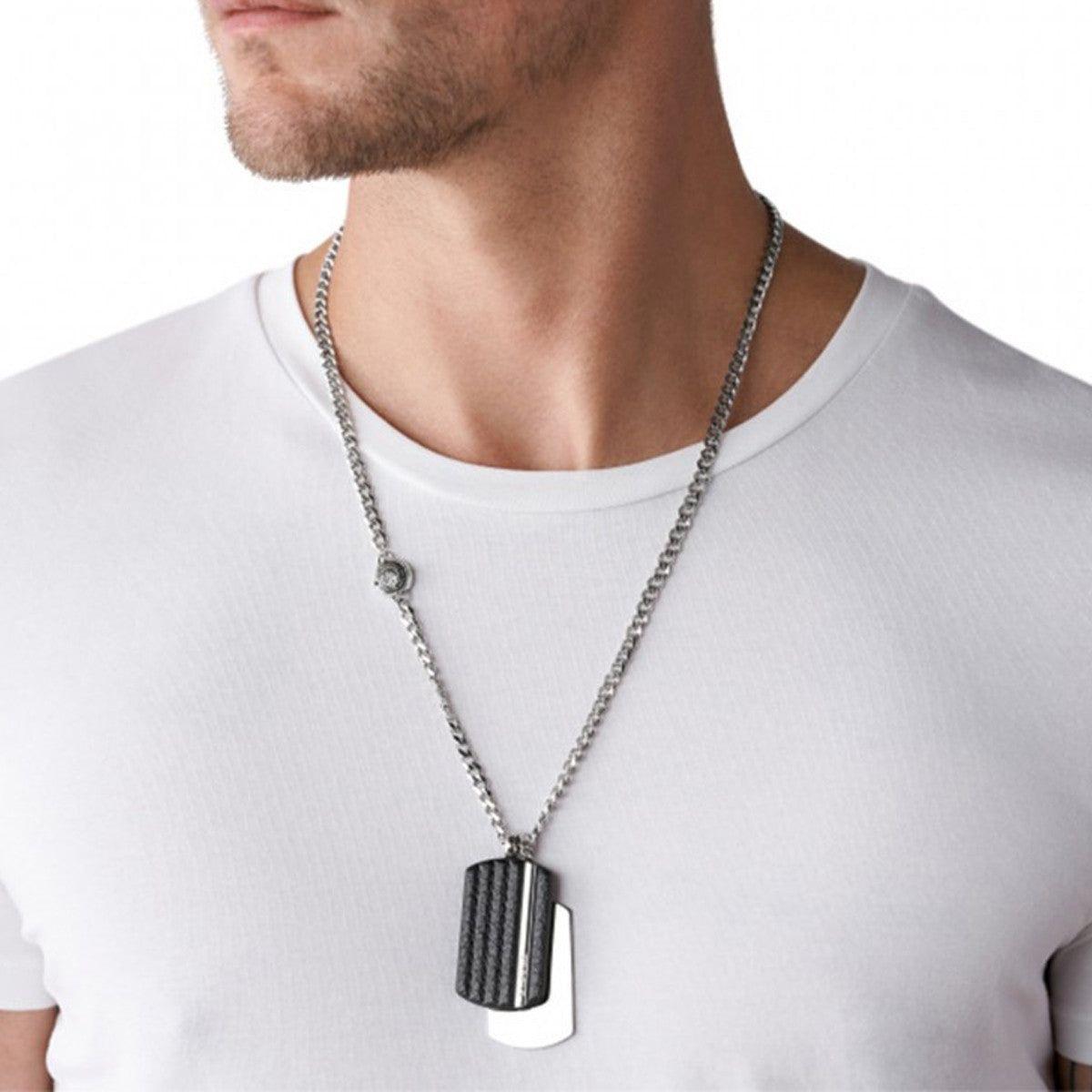 DIESEL Mod. DOOUBLE DOGTAGS Necklace DIESEL JEWELS