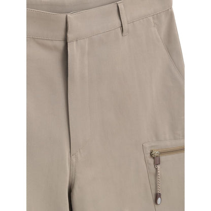 Dior Beige Cotton Cargo Shorts