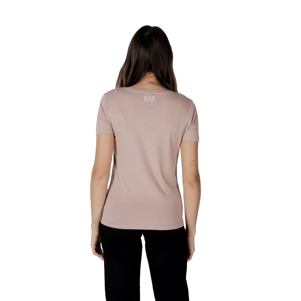 EA7 Emporio Armani Pink Cotton Sportswear
