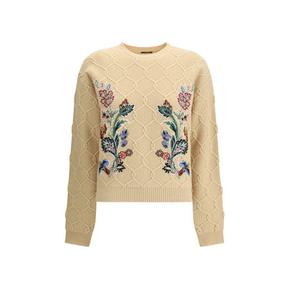 Etro Beige Wool Sweatshirt Etro