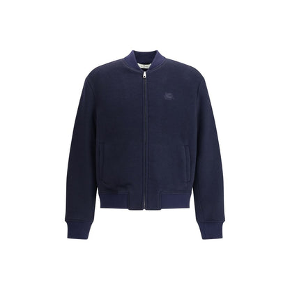 Etro Blue Wool Bomber Etro