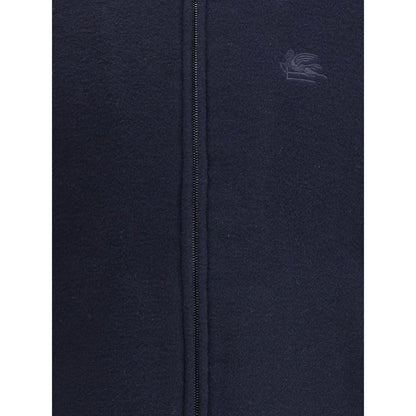 Etro Blue Wool Bomber Etro