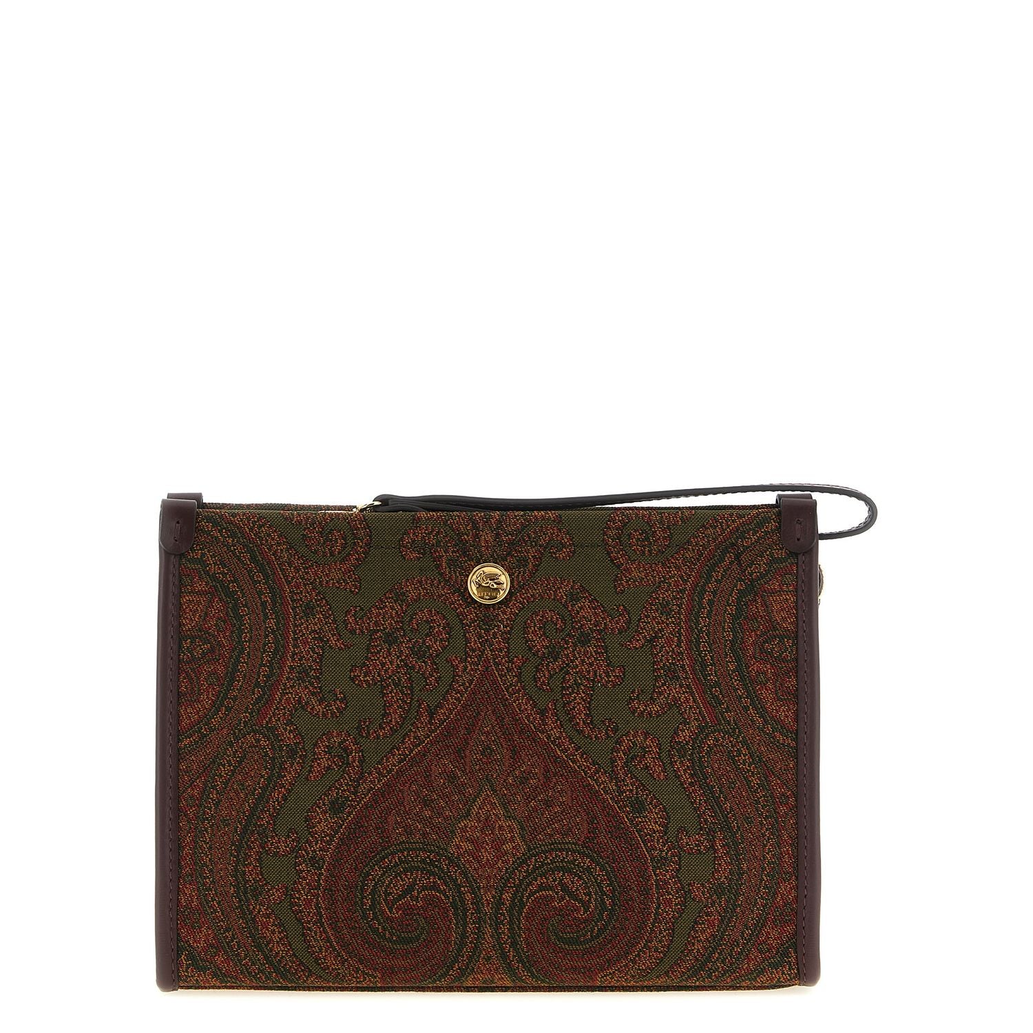 Etro Multicolor Polyester Clutch Bag