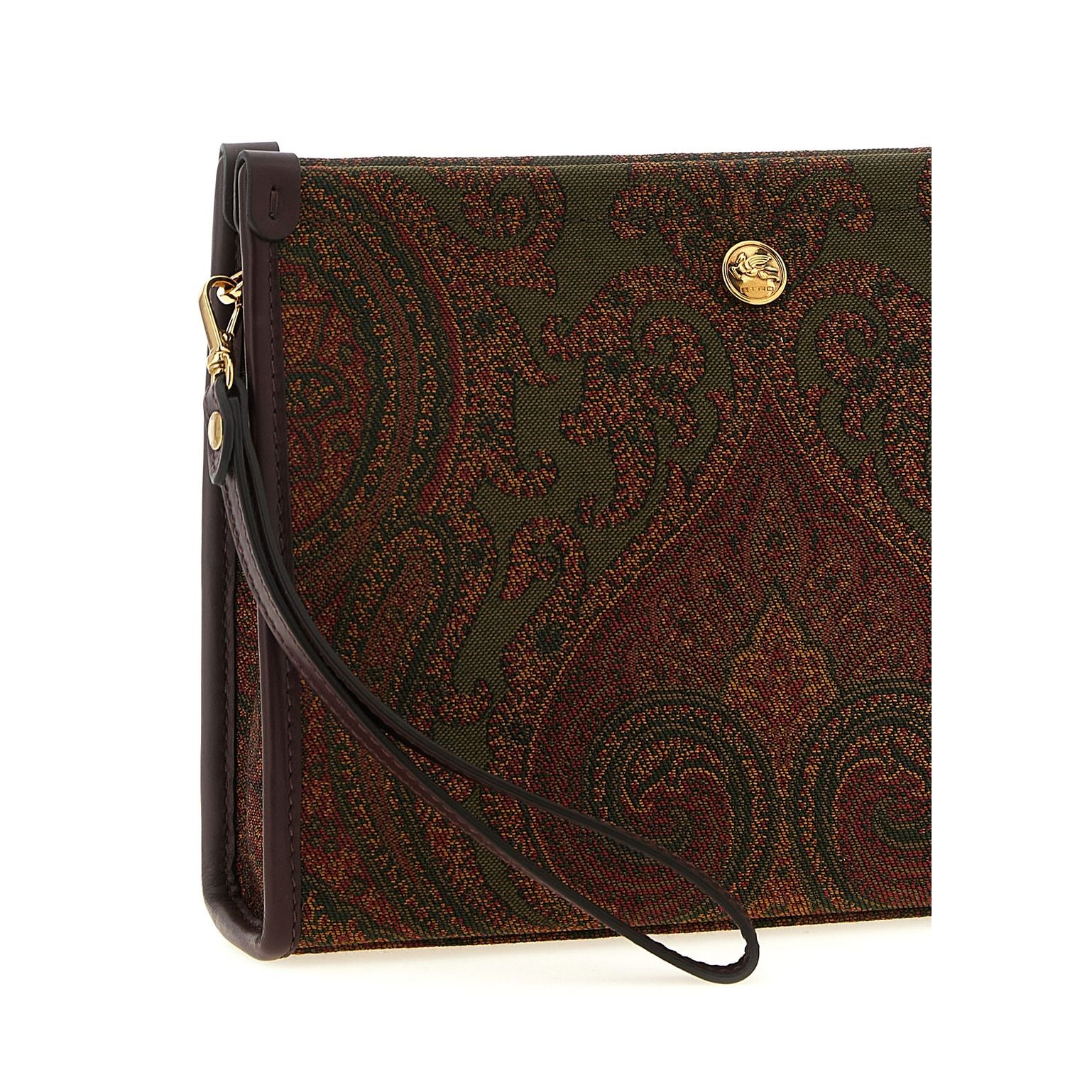 Etro Multicolor Polyester Clutch Bag