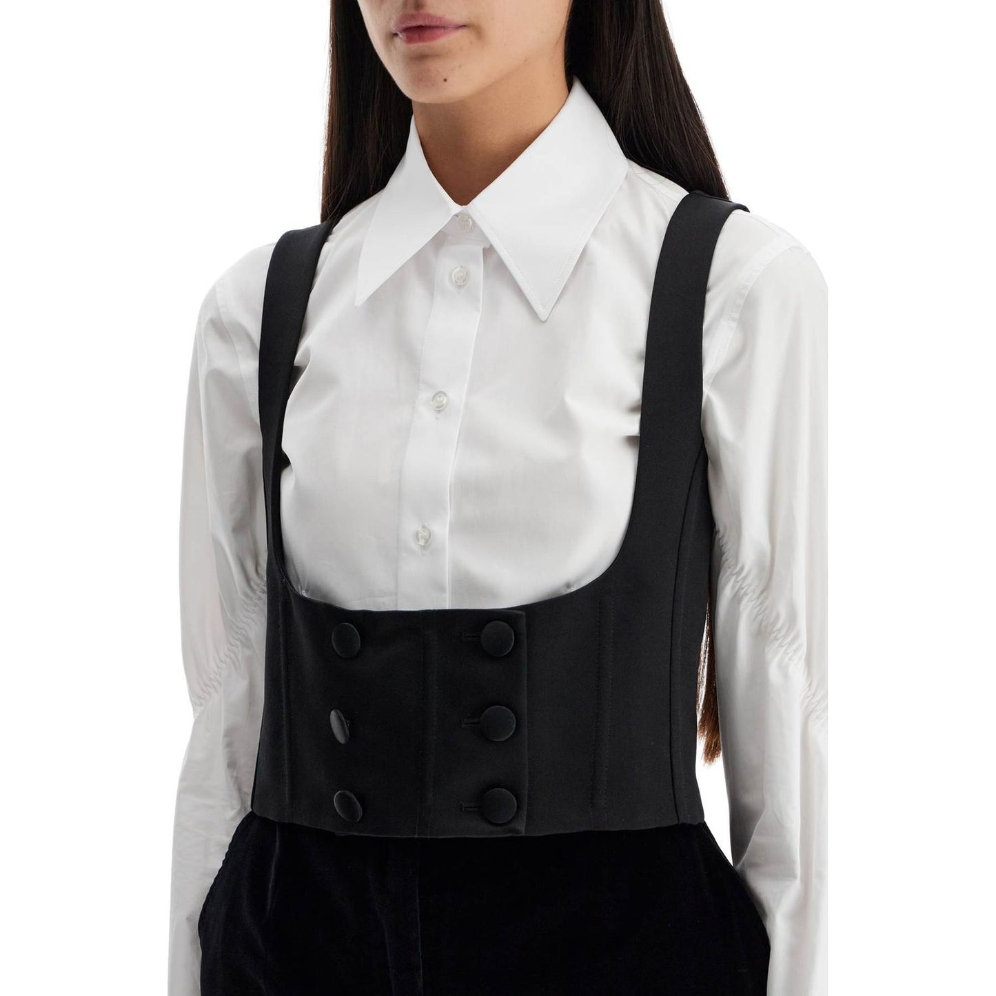 Dolce & Gabbana silk tuxedo vest Jackets Dolce & Gabbana