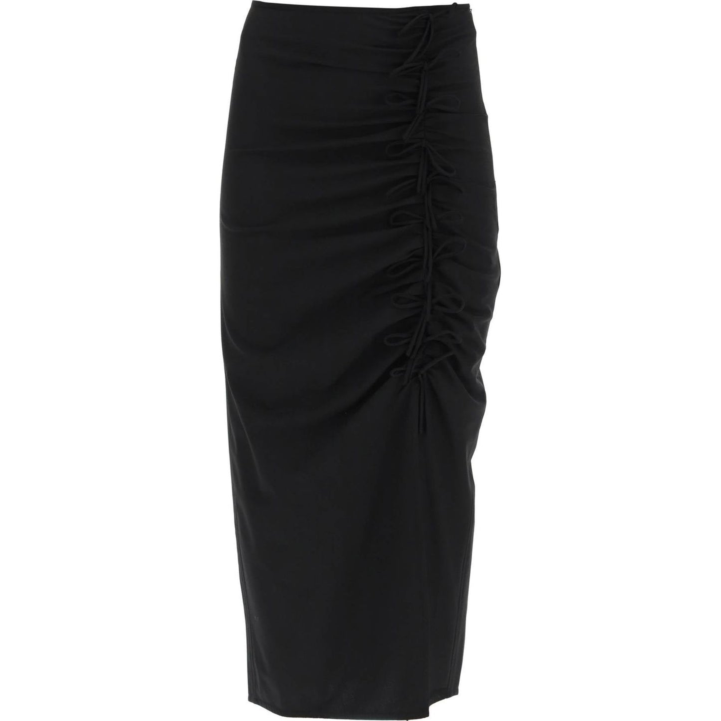 Ganni midi skirt with ornamental bows Skirts Ganni