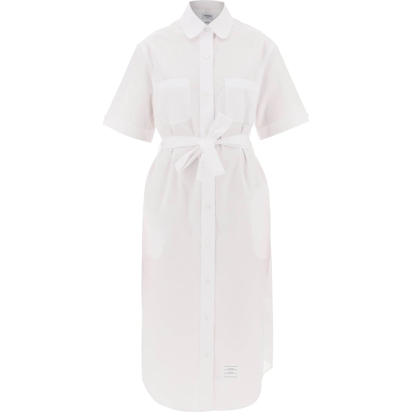 Thom Browne midi blouse with belt Dresses Thom Browne