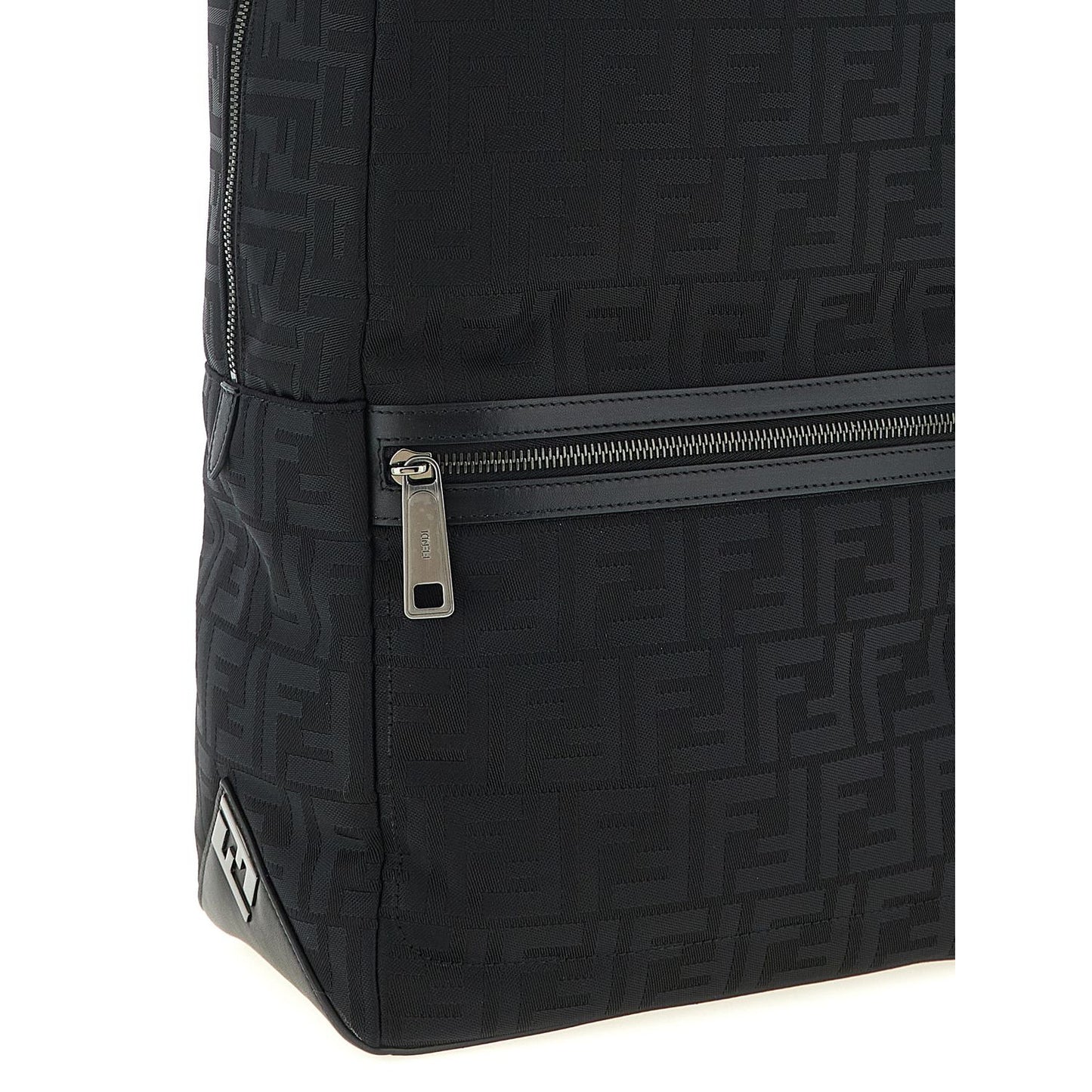 Fendi Black Polyamide Backpack