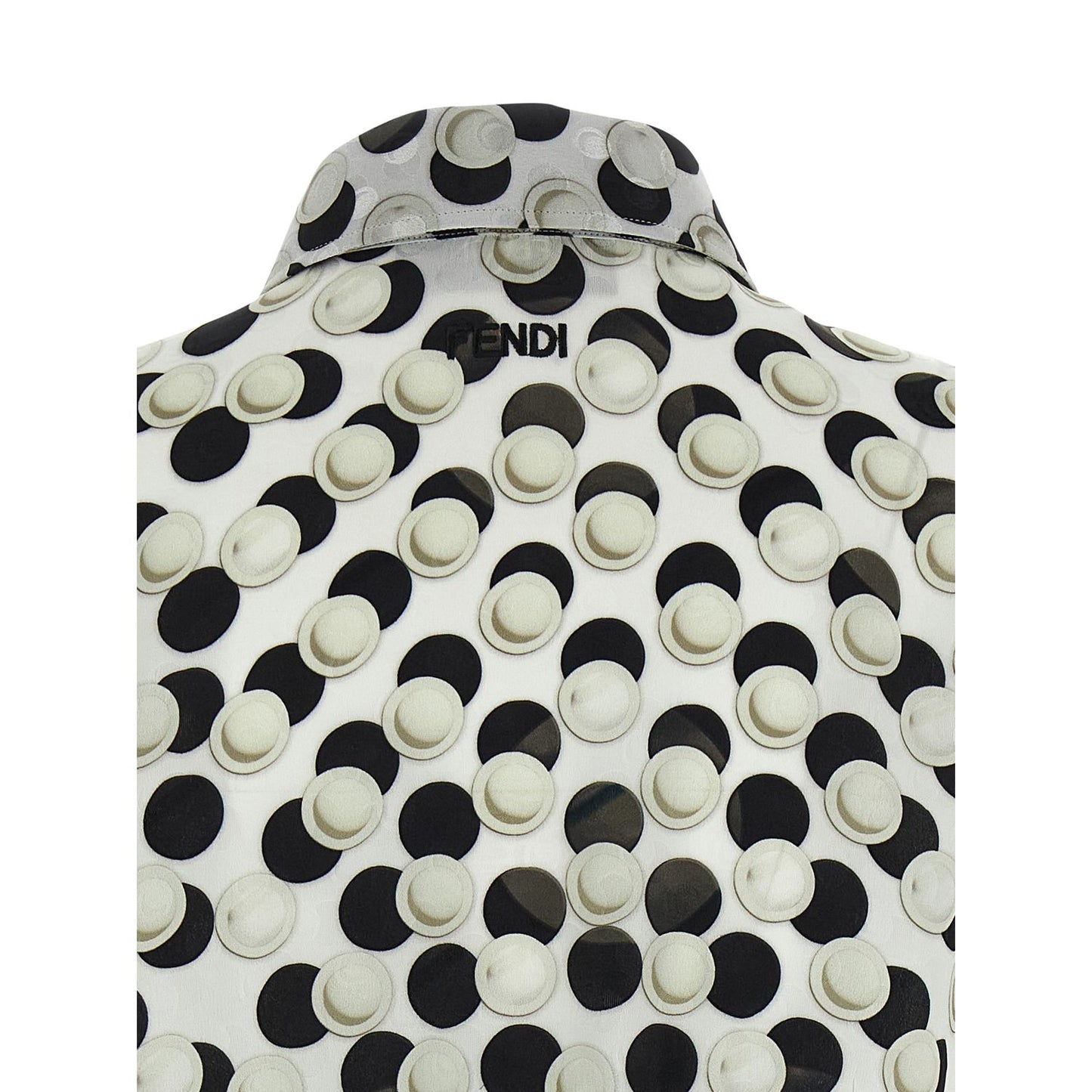 Fendi Multicolor Silk Pattern Shirt