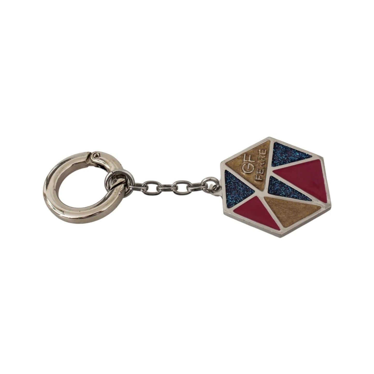 Ferre Blue Metal Keychain 1728,67400106144,Accessories,Blue,Ferre,Keychains - Other Accessories - Accessories,Men,New with tags,Other Accessories - Accessories