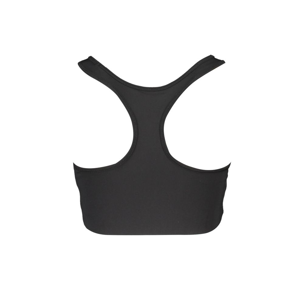 Fila Black Polyester Women's Sports Bra Fila