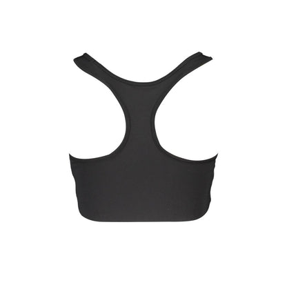 Fila Black Polyester Women's Sports Bra Fila