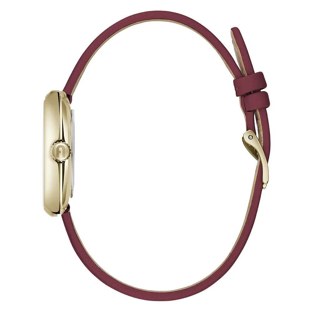Furla Multicolor Leather Dress Watch