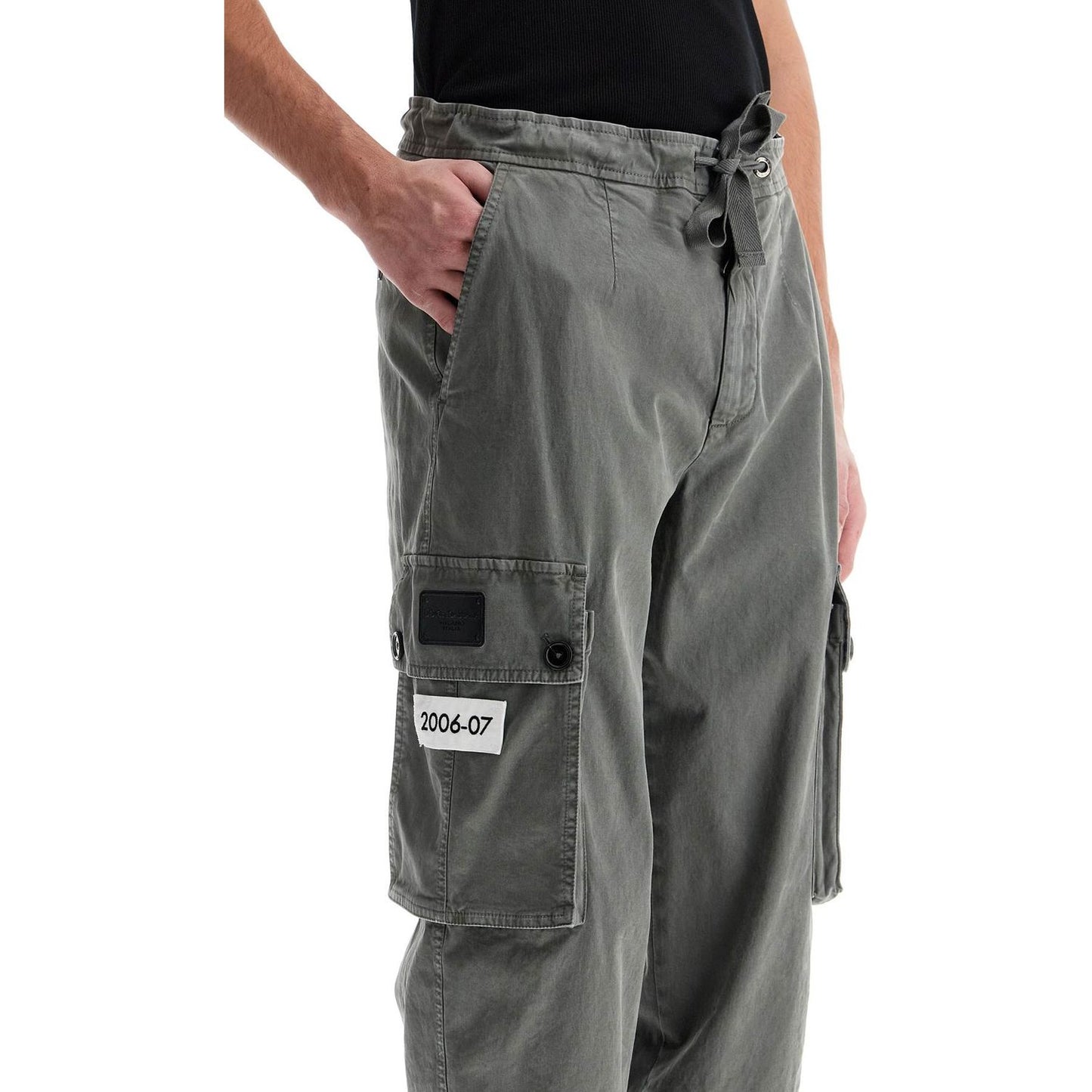 Dolce & Gabbana re-edition cotton cargo pants in Trousers Dolce & Gabbana