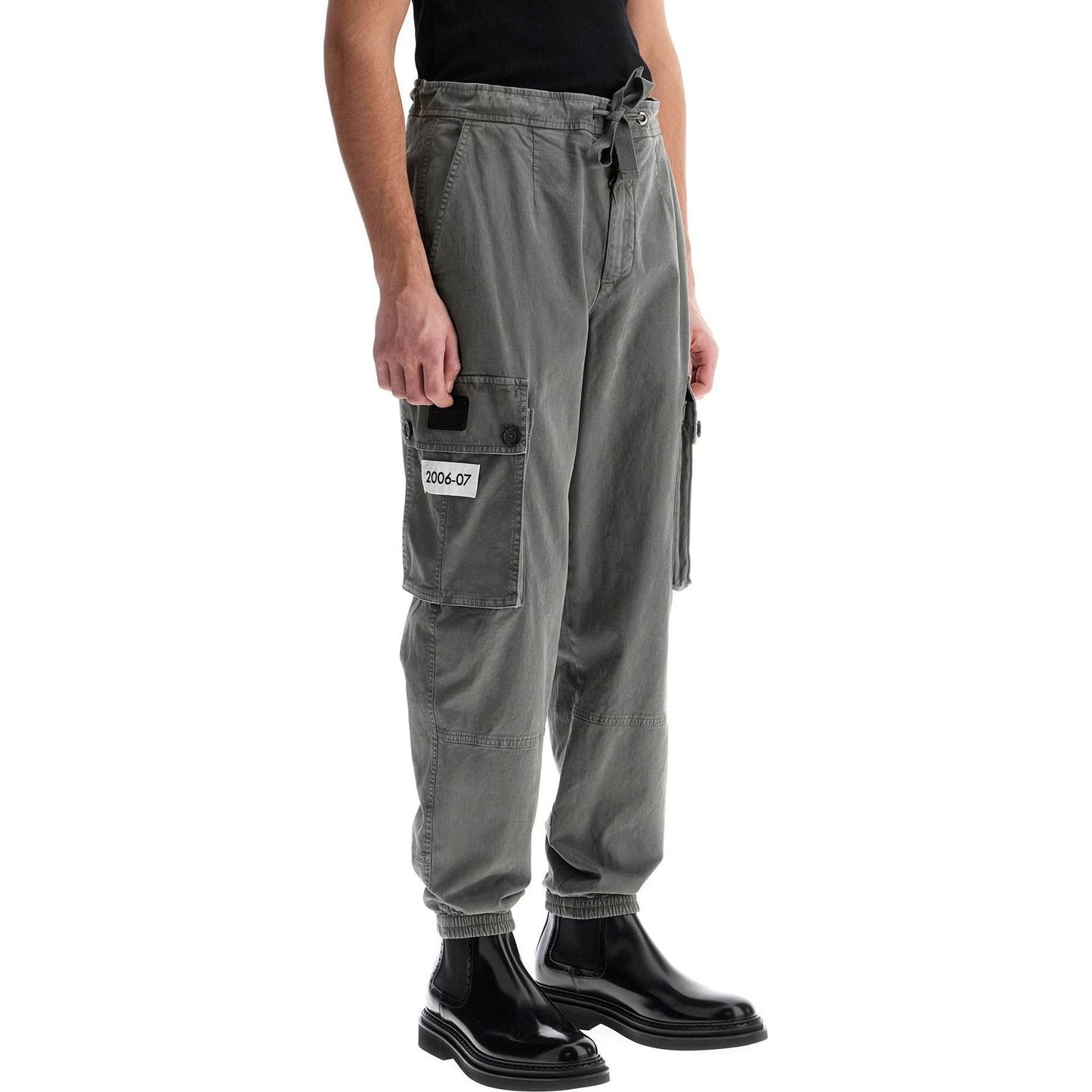 Dolce & Gabbana re-edition cotton cargo pants in Trousers Dolce & Gabbana