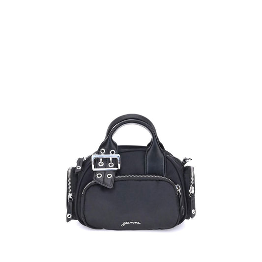 Ganni Black Nylon Shoulder Bag Ganni