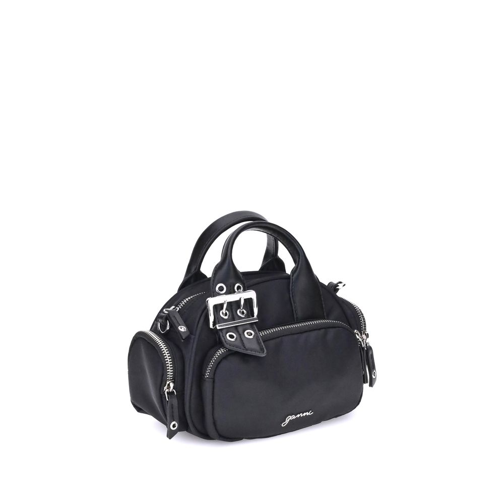 Ganni Black Nylon Shoulder Bag
