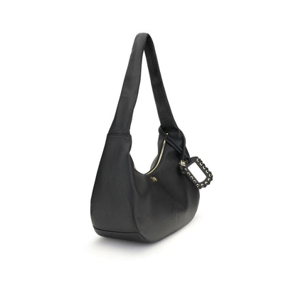 Ganni Black Recycled Polyester Shoulder Bag Ganni