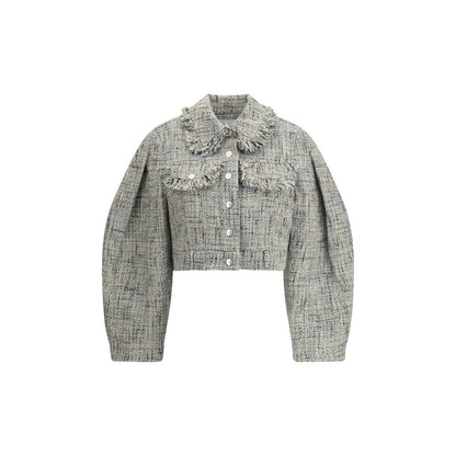 Ganni Multicolor Cotton Coat Ganni