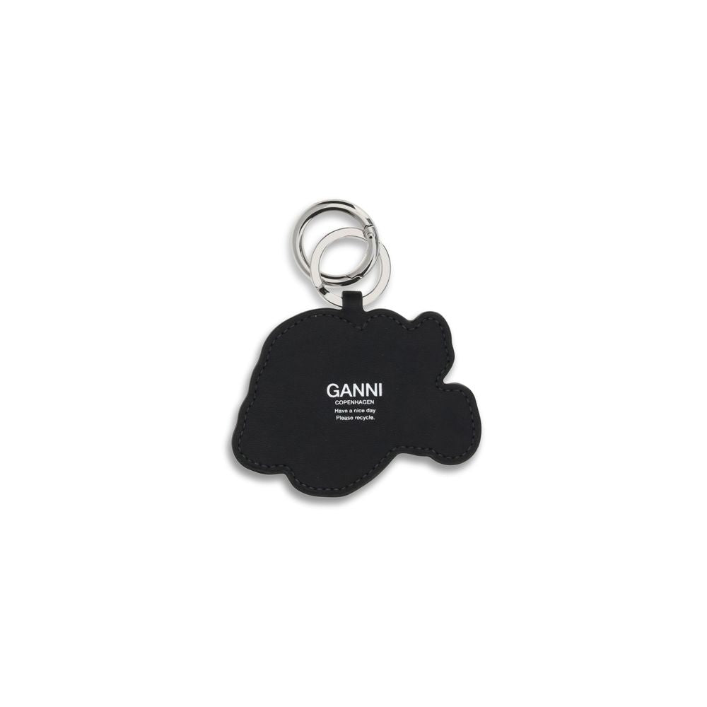 Ganni Multicolor Recycled Leather Keychain Ganni