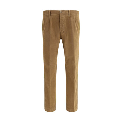 Germano Brown Cotton Pants Germano