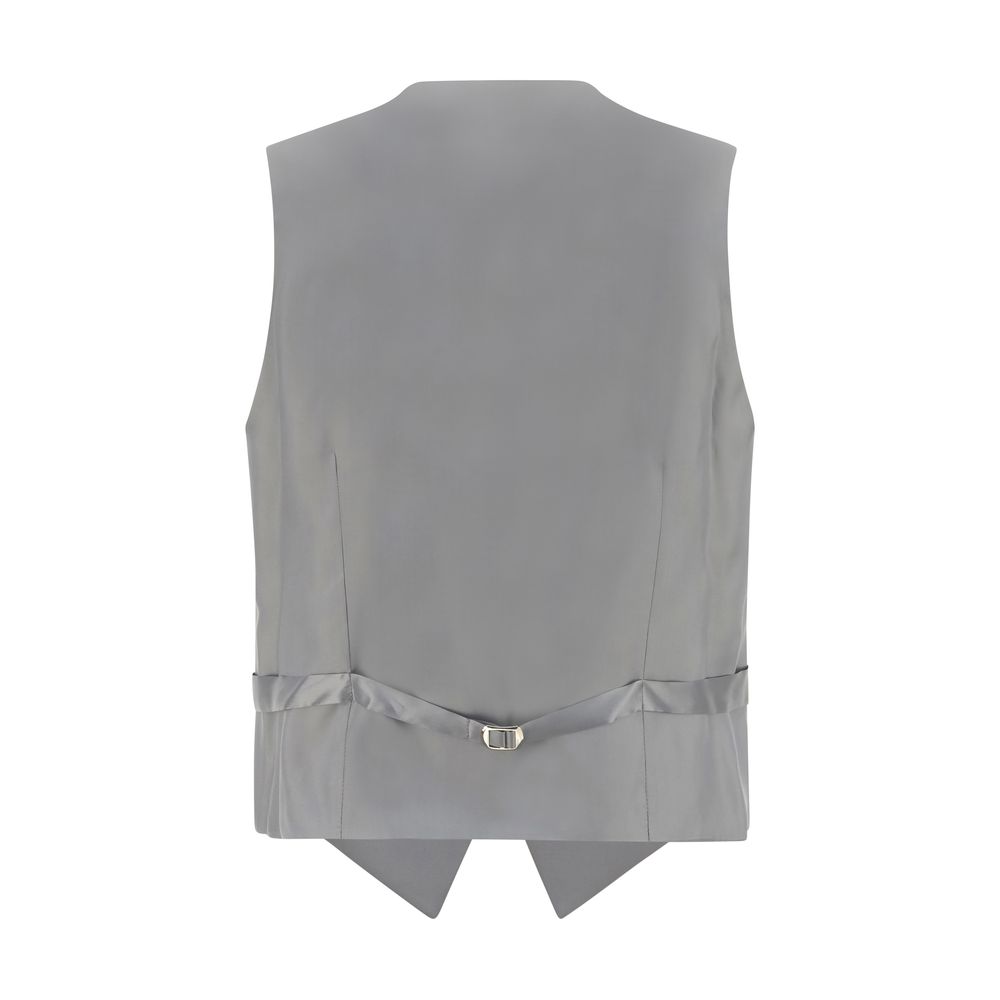 Gi Capri Gray Polyester Waistcoat Gi Capri